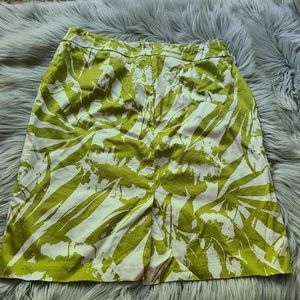 New York and company lime green skirt Size 8